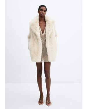 Women s Mango Fur coats from 50 Lyst UK