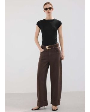Mango Lyocell Jersey With Cut-Out Back - Multicolour
