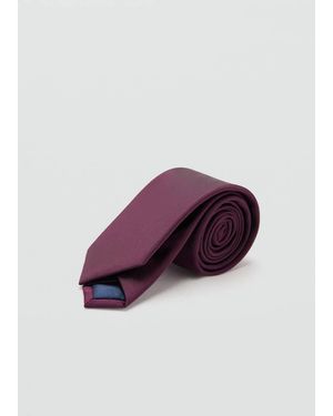 Mango Smooth Micro-Structured Tie - Purple