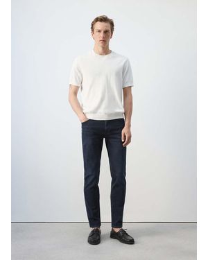 Mango Slim Fit Ultra Soft Touch Patrick Jeans - Blue