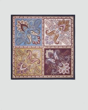Mango Paisley Print Scarf - Multicolour