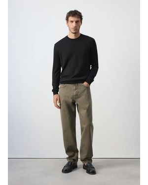 Mango Bob Regular-Fit Jeans - Green