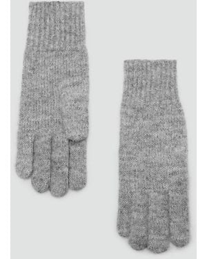 Mango Knitted Gloves - Natural