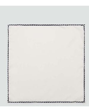 Mango Foulard 100% Seta Bianco - Neutro