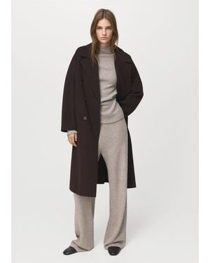 Mango Fine-Knit Perkins-Neck Sweatshirt - Multicolour