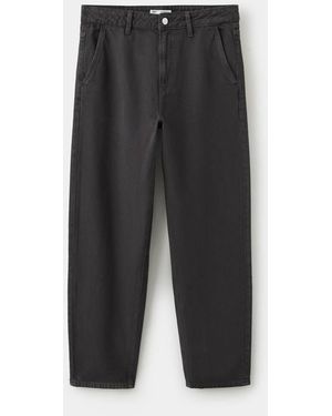MANGO TEEN Relaxed Fit Jeans - Black