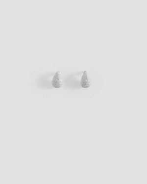 MANGO TEEN Textured Drop Earrings - Grey