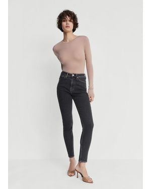 Mango High-Rise Skinny Jeans Open - Multicolor