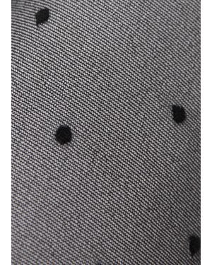 Mango Polka-Dot Sheer Stockings - Gray