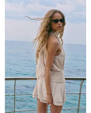 Mango Resin Frame Sunglasses - Brown