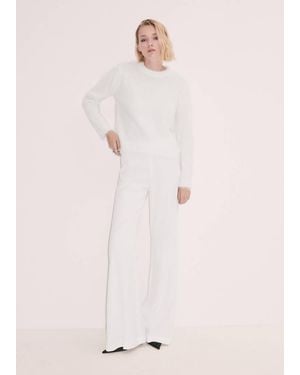 Mango Pullover Maglia Morbida Bianco Sporco - Neutro