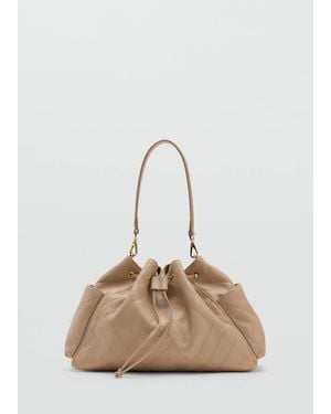 Mango Borsa Da Spalla Trapuntata - Nero