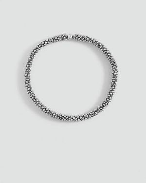 MANGO TEEN Crystal Bead Necklace - Blue