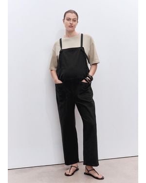 Mango Maternity Denim Dungarees - Multicolor