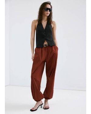 Mango Lyocell Suit Waistcoat - Red