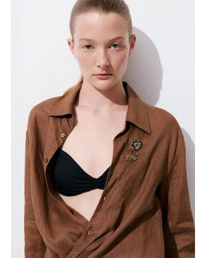 Mango Set 3 Spille Combinate Oro - Marrone