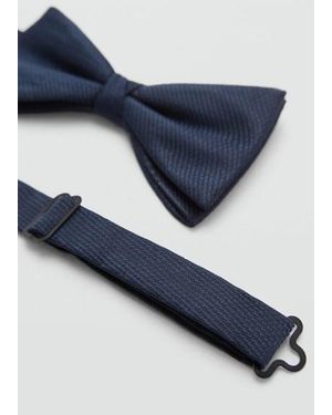 Mango Microstructure Bow Tie Accessory - Blue