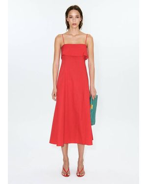Mango Flared Midi-Dress
