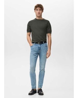 Mango Jude Skinny-Fit Jeans - Blue