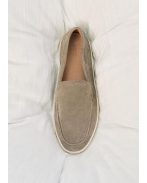Mango Split Leather Shoes - Natural