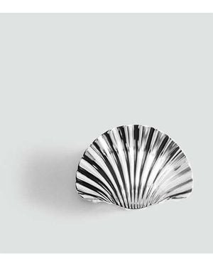 Mango Shell Hair Clip - White