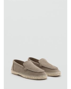 Mango Jute Leather Shoe - Multicolour