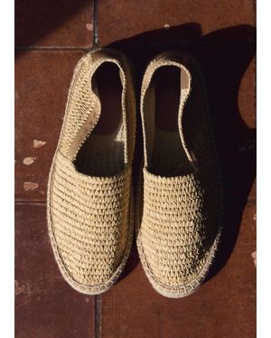Mango Raffia Espadrilles - Natural