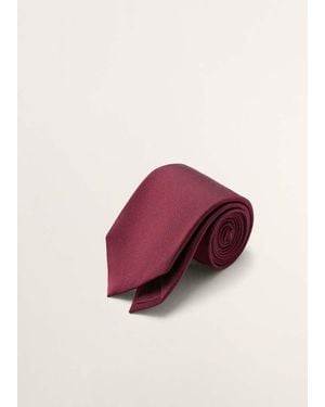 Mango 100% Silk Tie - Red