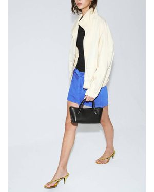 Mango Denim Skirt With Belt - Blue