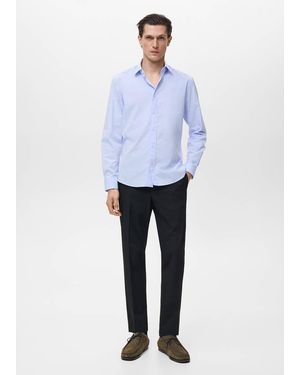 Mango Regular-Fit 100% Cotton Shirt - White