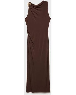 Mango Dress - Brown