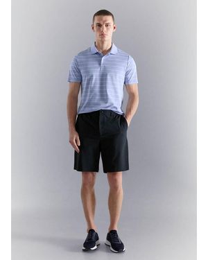 Mango Comfort Stretch Water-Repellent Bermuda - Blue