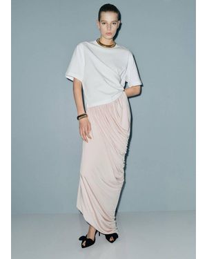 Mango Bow Heel Sandals - Blue