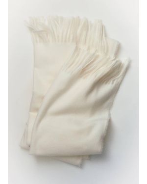 Mango Fringed Edge Scarf - Natural