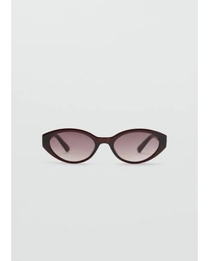 Mango Resin Frame Sunglasses - Grey