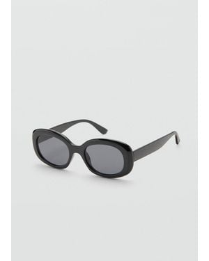 Mango Resin Frame Sunglasses - Grey
