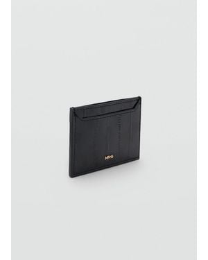 Mango Texture Card Holder - Black