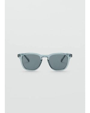Mango Sonnenbrille Mit Rundem Gestell - Blau