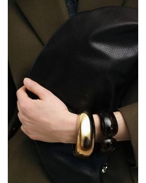 Mango Rigid Bracelets Set - Metallic