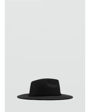 Mango 100% Wool Hat - Brown