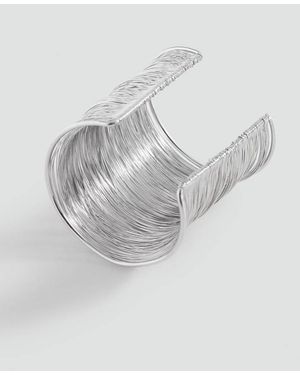 MANGO TEEN Rigid Bracelet - Grey
