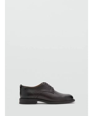 Mango Lederschuh - Grau