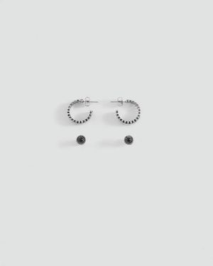 MANGO TEEN Pack Of Combined Earrings - Grey