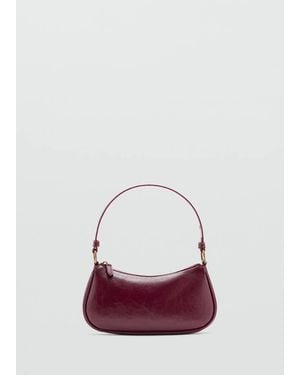 MANGO TEEN Shoulder Bag With Ring Detail - Purple