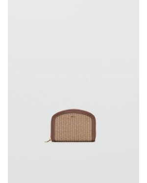 Mango Medium Texture Wallet - Natural