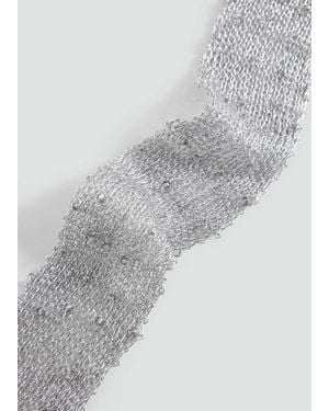 MANGO TEEN Metallic Choker - Grey
