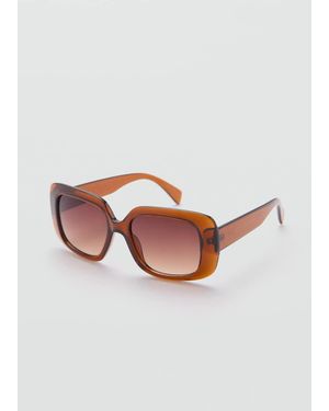 Mango Square Sunglasses - Pink