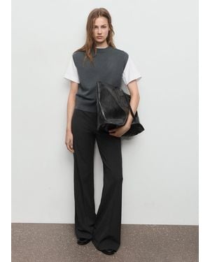 Mango Gilet - Blu