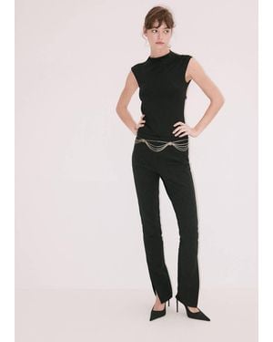 Mango Body Schiena Scoperta Nero