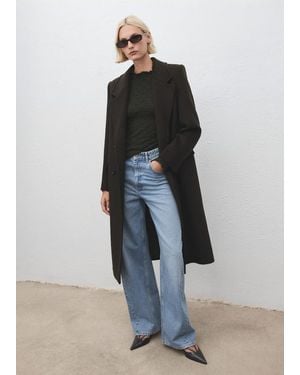 Mango Textured Crepe Top - Green